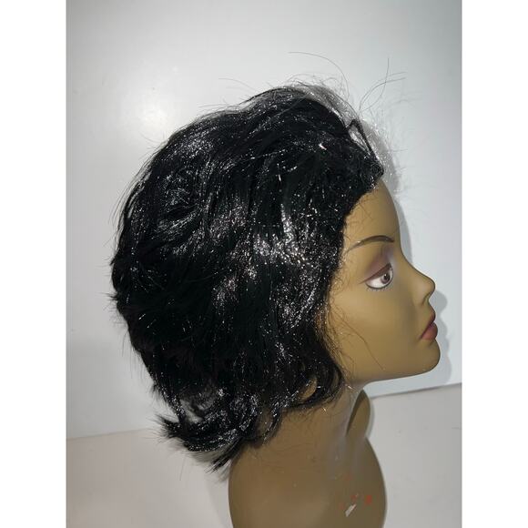 Spooktacular Creations Cruella Deville Bob Wig Costume Cosplay Short Halloween - Picture 5 of 12